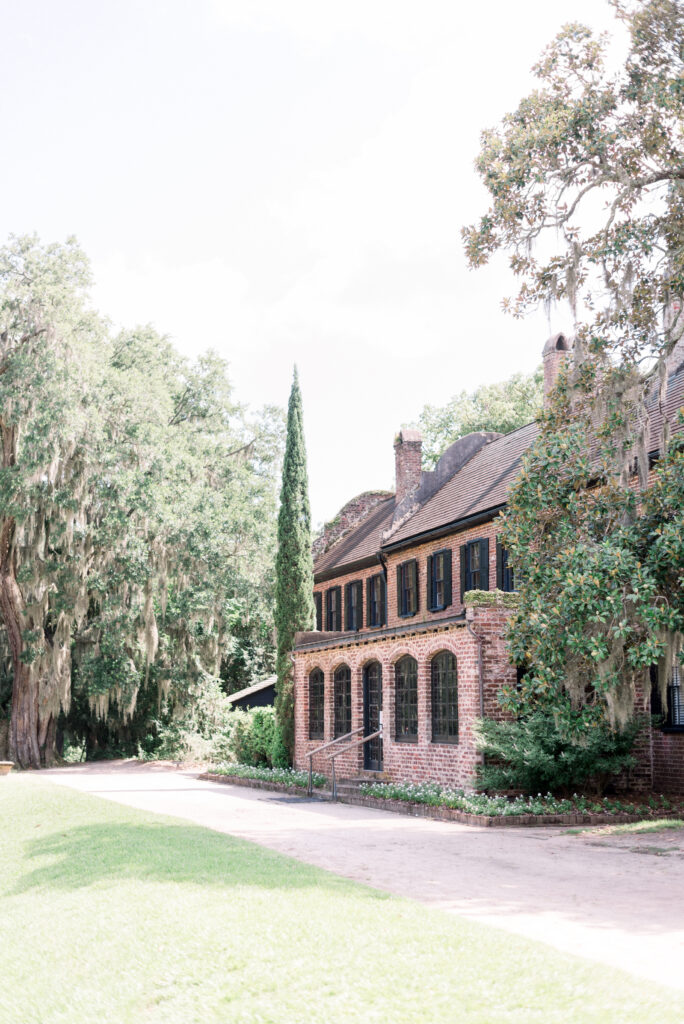 The old house at Middleton Place and gardens in Charleston South Carolina photographed by Kelsey Halm Photography